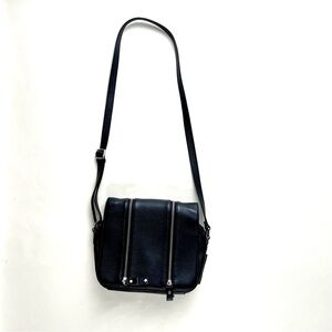 Elegant Black Crossbody Bag Danier Leather